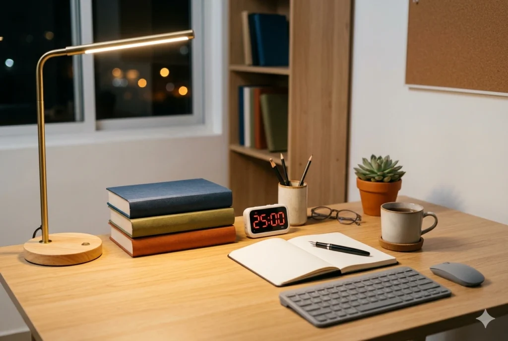 25 minute study method focus timer